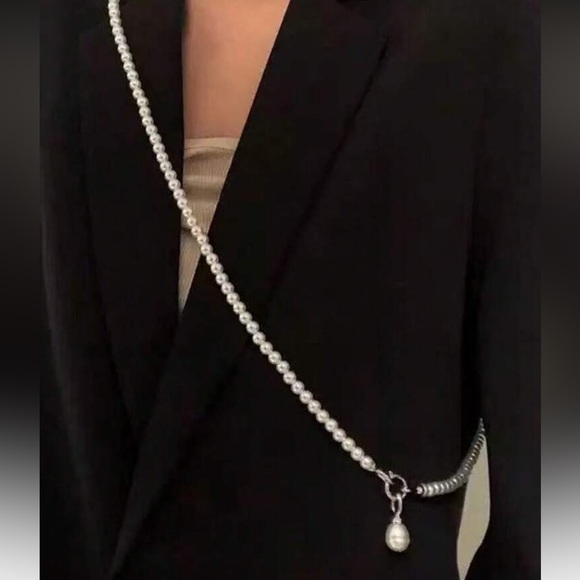 Classic Ivory Pearl Multi-Strand Choker Necklace R337 - Picture 2 of 5